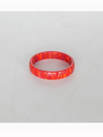 Very beautiful ring of opal. Solid opal band. Solid opal ring. Synthetic opal ring. $89.00