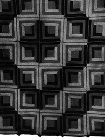 Crochet Pattern Vintage Afghan Log Cabin Digital Download PDF $1.50