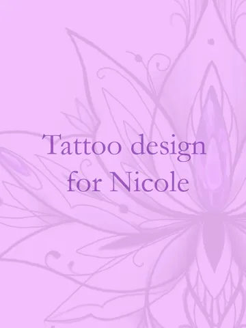 Tattoo Design Commission $50.00