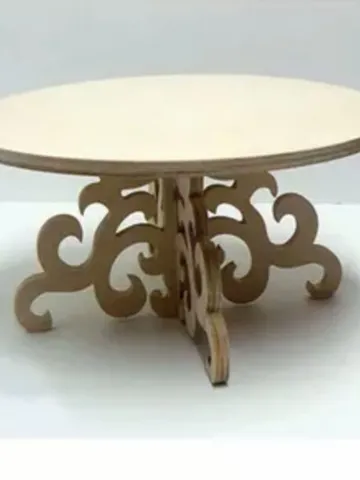 Digital Template Cnc Router Files Cnc Cake Stand Files for Wood Laser Cut Pattern $6.50
