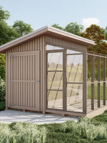 Greenhouse Shed Plans: Compact Backyard Garden House (PDF Download) $22.95