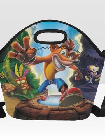 Crash Bandicoot Neoprene Lunch Bag, Lunch Box $36.00