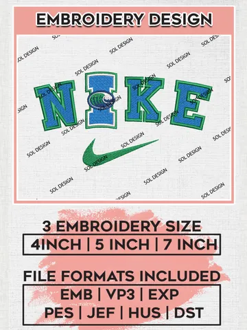 Nike Texas AM Corpus Christi Islanders Machine Embroidery Design, NCAA Texas AM Corpus Christi Islanders Embroidery Design Design files, NCAA Embroidery Designs, NCAA Machine Embroidery Designs, Digital Download $6.99