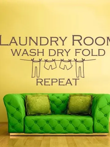 Laundry room Wall Decal Sticker z935 $23.99