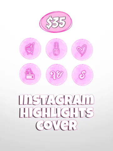 Instagram Highlights Cover $35.00