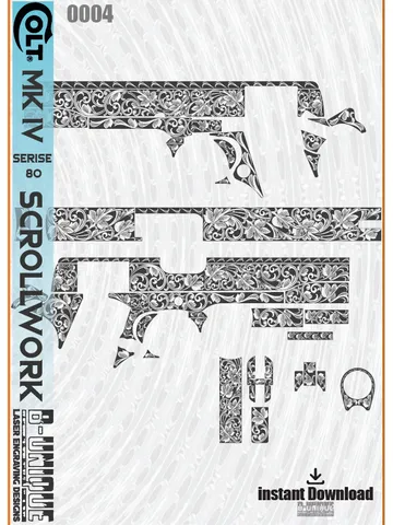 Colt MK IV Series 80 Scrollwork