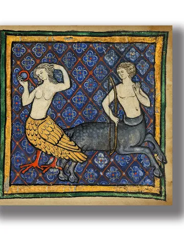 A Siren and a Centaur. $27.00