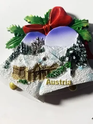 3D Resin magnetic fridge stickers, tourist souvenirs (Austria). $15.00