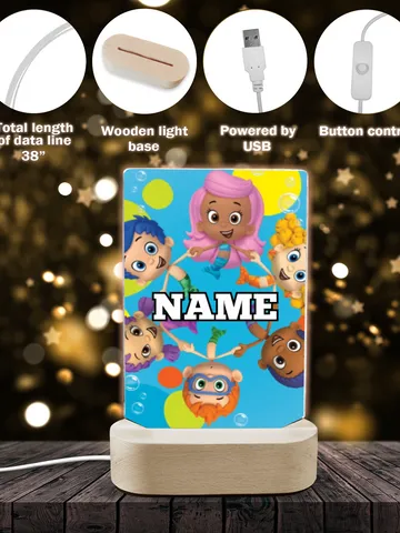 Bubble Guppies Light, Custom NAME $42.00