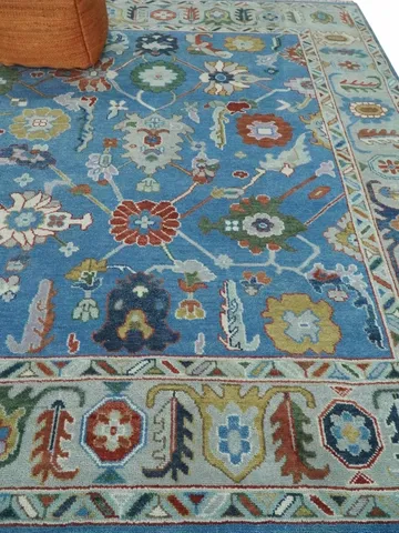 Hand Knotted oushak rugs 100% wool for living room, bed room, kids room in any size 9x12,8x10,6x9,5x8,4x6,4x12 come on guys!!!!! $1,045.06