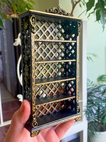 Bookcase. Shelf. 1:12. Furniture for a doll. $75.00