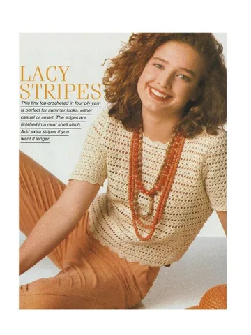 Top pattern, lacy top crochet pattern, easy crochet top pdf instant download $6.68