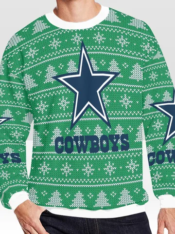 Dallas Cowboys Ugly Christmas Sweater, Christmas Sweatshirt $60.00