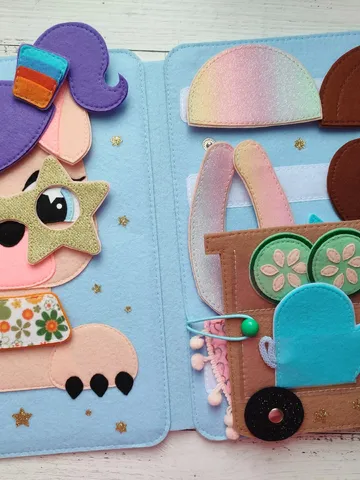 Pet grooming salon Quiet book pattern PDF & Tutorial, Felt book pattern svg, Quiet book ideas, Sensory toys, Pdf felt sewing pattern toddler $18.83