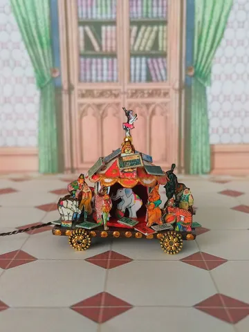 Miniature handmade circus. 1:12. $48.00