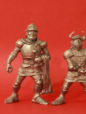 crusader knights, Miniatures 54mm scale, Tabletop Wargaming feudal miniature figures, medieval europe warriors