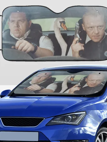 Hot Fuzz Car SunShade $39.97