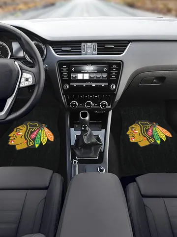 Chicago Blackhawks Front Car Floor Mats Set of 2 $69.97