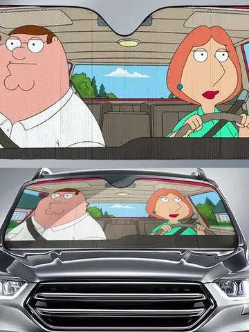 Family Guy Car Sun Shade Peter Griffin And Lois $48.00