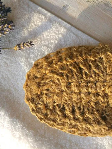 Zero Waste Jute Face Scrubber Reusable Exfoliating Facial Washcloth Washcloth for Face Peeling Face Scrubber Pad $4.00