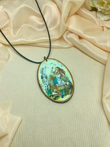 Handmade jewelry. Pendant in the style of "Alice". $22.00