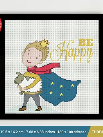 The little prince Cross stitch pattern | Embroidery Pattern | Instant Download | Embroidery Designs $5.37