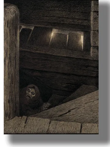 Pesta On The Stairs. Theodor Severin Kittelsen artwork. $21.00
