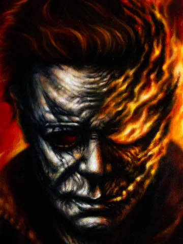 Michael Myers Original oil painting $350.00
