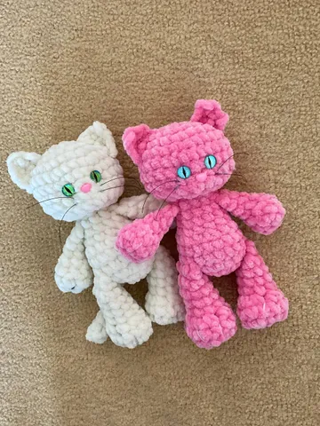 Crochet kitty pdf pattern Kawaii toy for kida pattern Baby cat toy crochet pattern $3.00