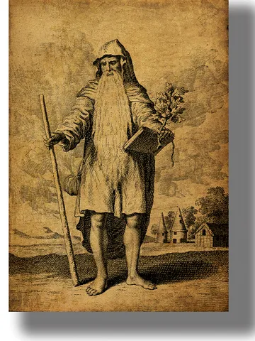 Antique illustration the Chief Druid. $21.00