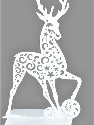 Digital Template Cnc Router Files Cnc Deer Files for Wood Laser Cut Pattern $6.50