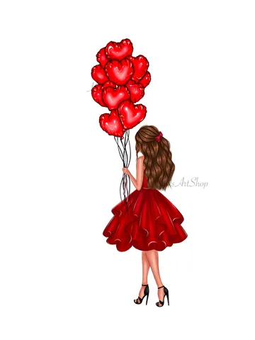 Fashion girl, Fashion Sticker, Planner Sticker, Fashion Clip Art, be my valentine, valentine's day clip art, valentine's day gift $3.50