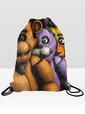FNAF Five Nights At Freddy's Drawstring Bag $41.00
