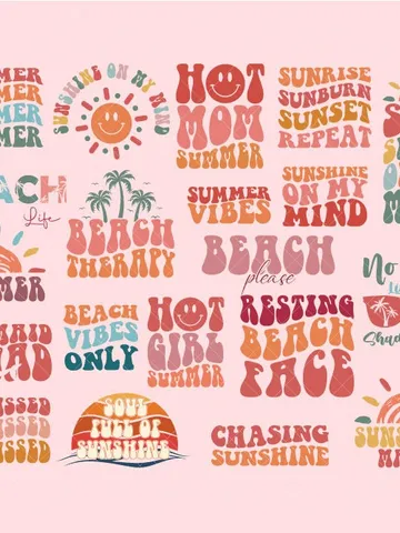 Summer SVG | Retro Summer SVG PNG Sublimation | Groovy Summer Svg | Smiley Face Svg |Summer Vacation Svg | Hot Mom Svg | Summer Quotes Shirt $5.94