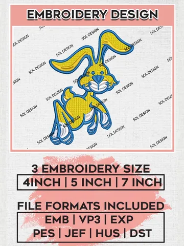 South Dakota State Jackrabbits Team Funny Mascot Logo Machine Embroidery Design, NCAA South Dakota State Jackrabbits Team Design Design files, NCAA Team Embroidery Designs, NCAA Machine Embroidery Designs, Digital Download $6.99