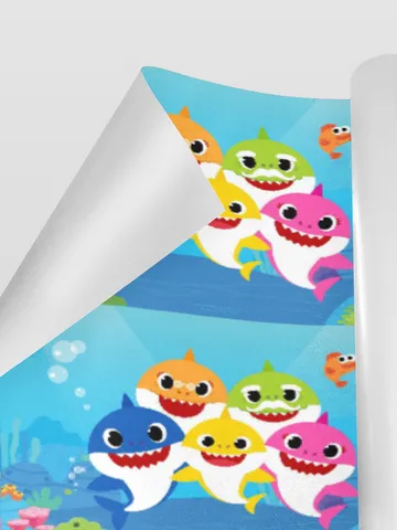 Baby Shark Gift Wrapping Paper 58"x 23" (1 Roll) $24.97