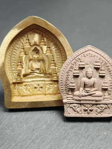 Shakyamuni Tsa Tsa Mold,Old Version 5cm Height, Gandhanra Unique Tibetan Buddha Statue ,Mould For Making Clay Statue,Tsha Tsha $129.99