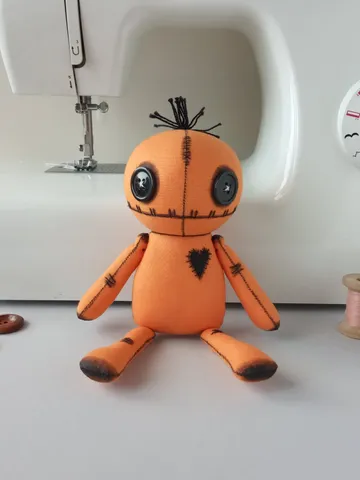 Handmade Voodoo Doll - Orange $63.00
