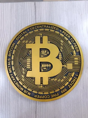 Bitcoin decor $122.00
