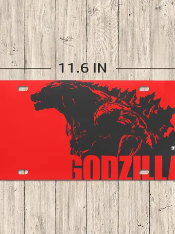 Godzilla HD New License Plate $24.97