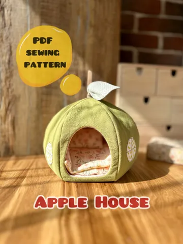 21 cm~8“ Apple House
SEWING PDF PATTERN