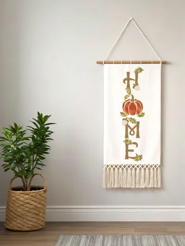 Autumn Pattern for creating a panel with the inscription HOME - 22 x 6 inches $8.00