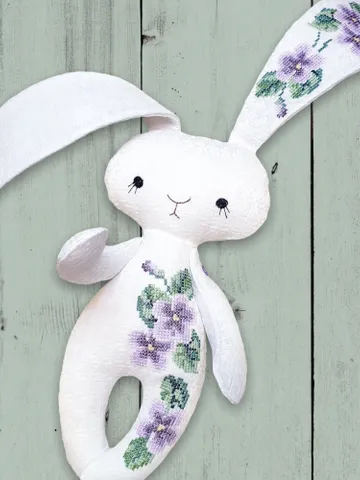 Bunny Soft Toy Machine Embroidery Designs in the hoop project digital embroidery pattern Machine embroidery pattern for babies cross-stitch $9.24