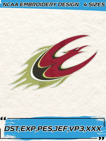 Elon Phoenix Mascot Embroidery Designs, Football Team NFL Machine Embroidery Digitized Pes Files, 4 Sizes, Digital Download $4.99