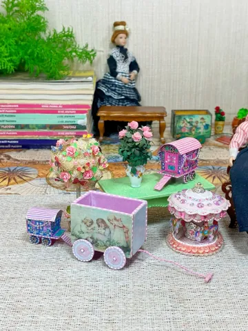 DIGITAL DOWNLOAD FOR PRINT. TUTORIAL.Video tutorial on creating a doll cart.1:12 $2.00