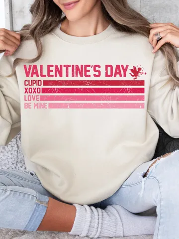 Valentine's Day SVG PNG Grunge Valentine’s Day Trendy Valentine Cut file, be mine cupid png, xoxo retro cut file, trendy vday tshirt $3.34