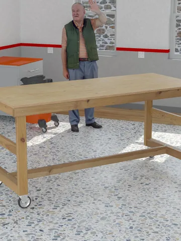 DIY Mobile Folding Work Bench Plans, PDF $7.95