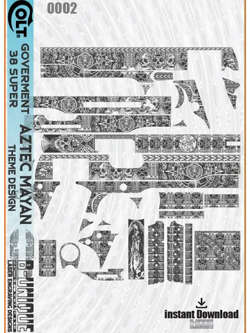 Colt Government 38 Aztec-Mayan Theme $70.00