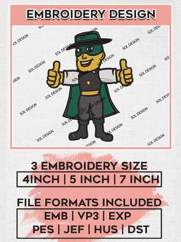 NCAA San Francisco Dons Mascot Logo Embroidery Designs, NCAA Logo Machine Embroidery Files, NCAA San Francisco Dons Logo, NCAA Embroidery Designs, Machine Embroidery Designs, Digital Download $6.99
