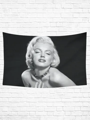 Marilyn Monroe Wall Tapestry, Cotton Linen Wall Hanging $48.00
